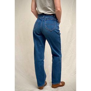 Vintage High Waisted Mom Jeans LL Bean 27" Waist
